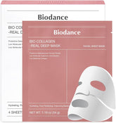 Biodance Bio-Collagen Real Deep Mask Pack De 4 - Masques Visage, Masque Visage, Masque Visage Femme, Masque Visage, Resserrement Des Pores, Traitement Des Rides