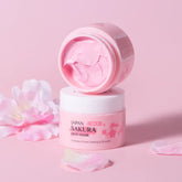 Masque Sakura pour le nettoyage du visage Maseczka dissolvant de têtes noires